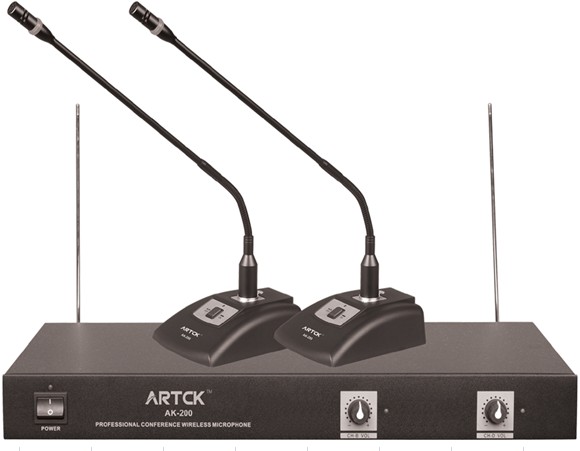 AK-200 VHF 二通道无线会议话筒