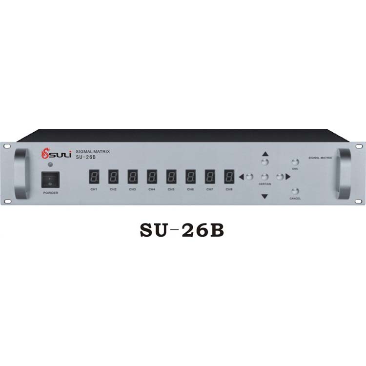 数控八路音频矩阵器SU-26B