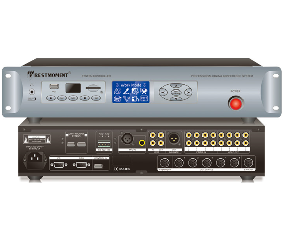 全数字高端会议主机RX-M6600/VB（讨论+视频+表决+录音）