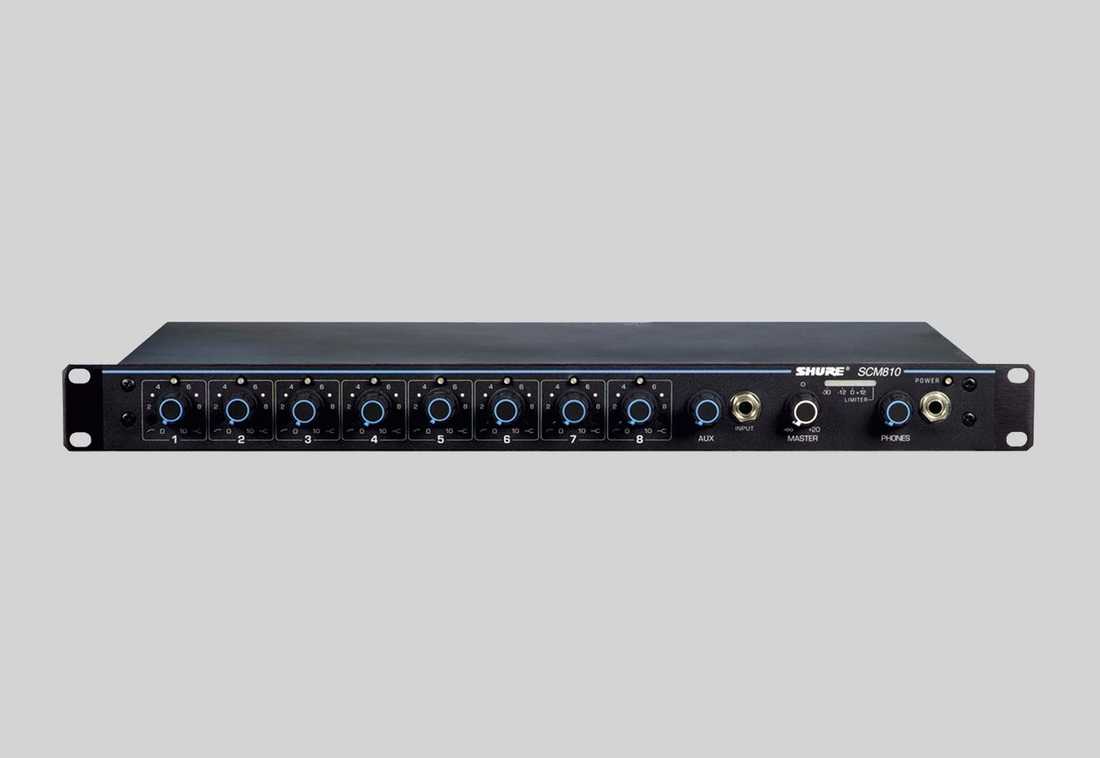 SCM810八通道自动混音器